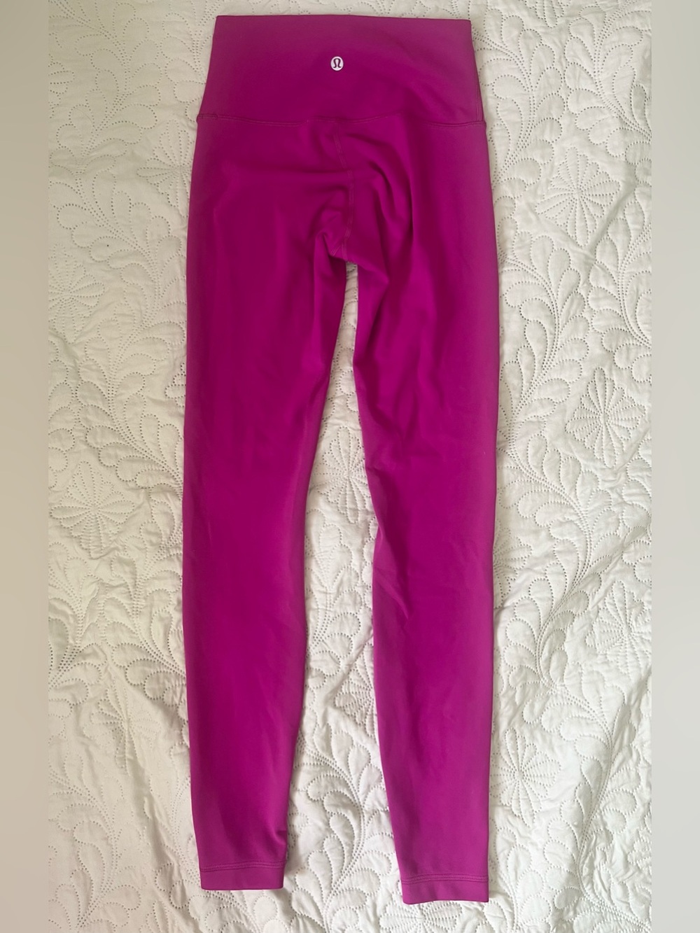 Lululemon Wunder Train High-Rise Tight 25" | Ripened Raspberry | 4 - Picture 3 of 5